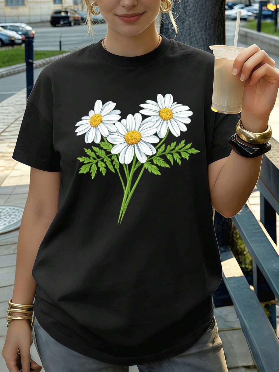 Women T-Shirts - Black - View 1