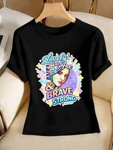 Women T-Shirts - Black - View 2