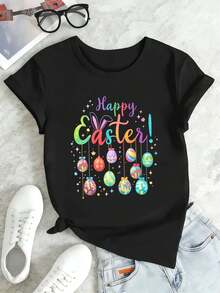 Women T-Shirts - Black - View 2