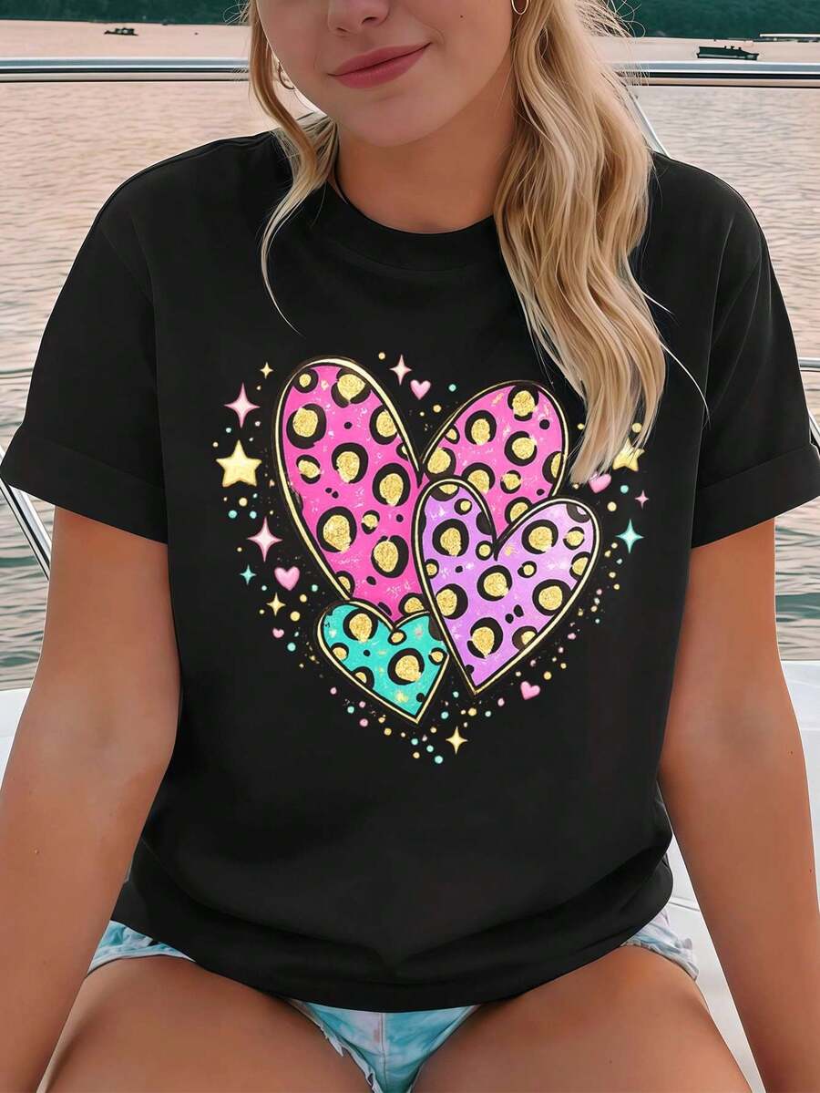 Women T-Shirts - Black - View 1