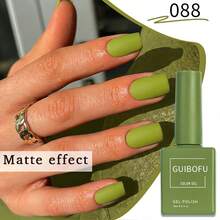GUIBOFU品牌 1瓶 088号 凝胶指甲油 - 青檸色 - 查看 11