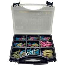 Various Crimping Terminals Case With 270 Terminals PCW04C - View 1