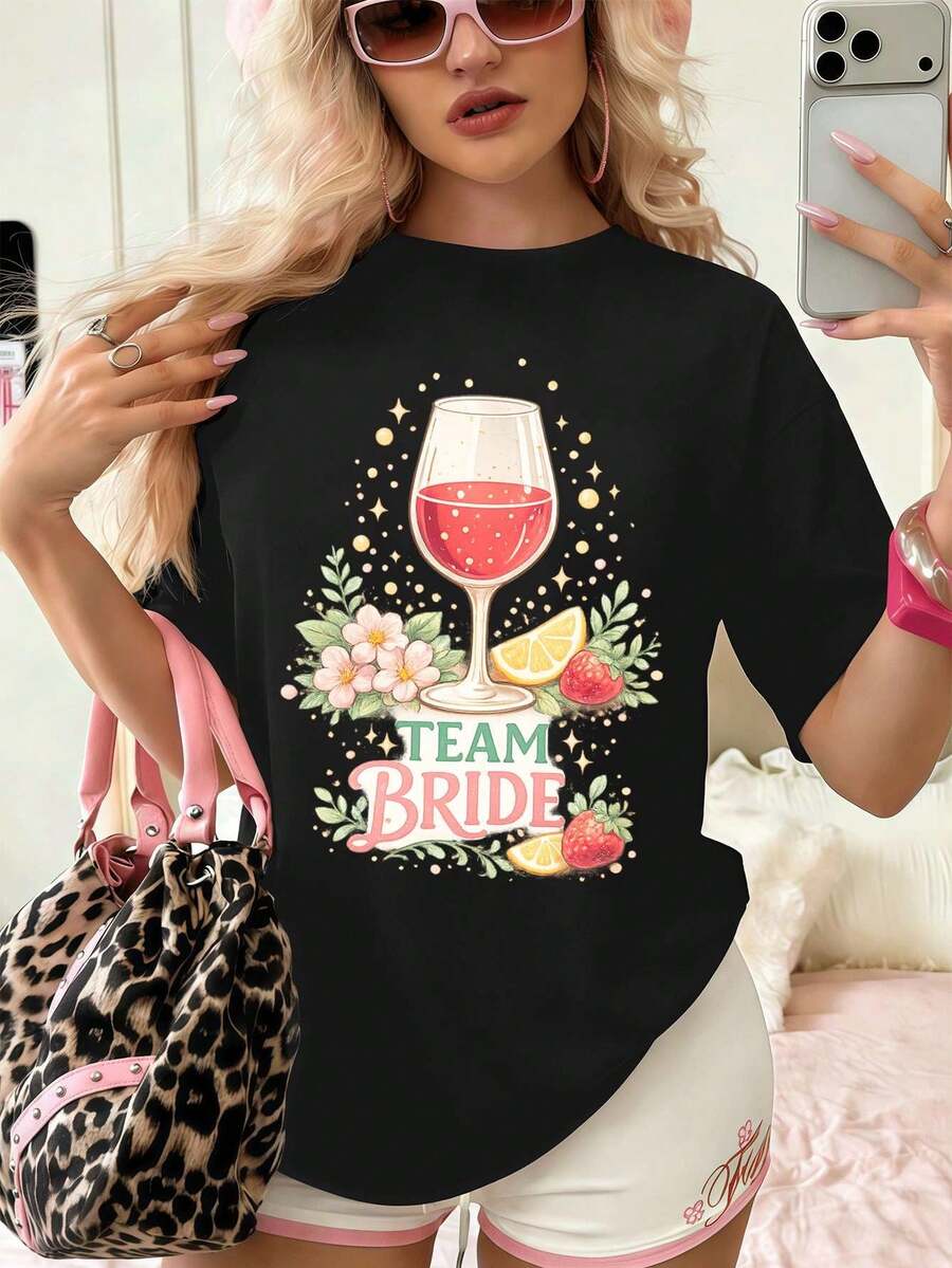 Women T-Shirts - Black - View 1
