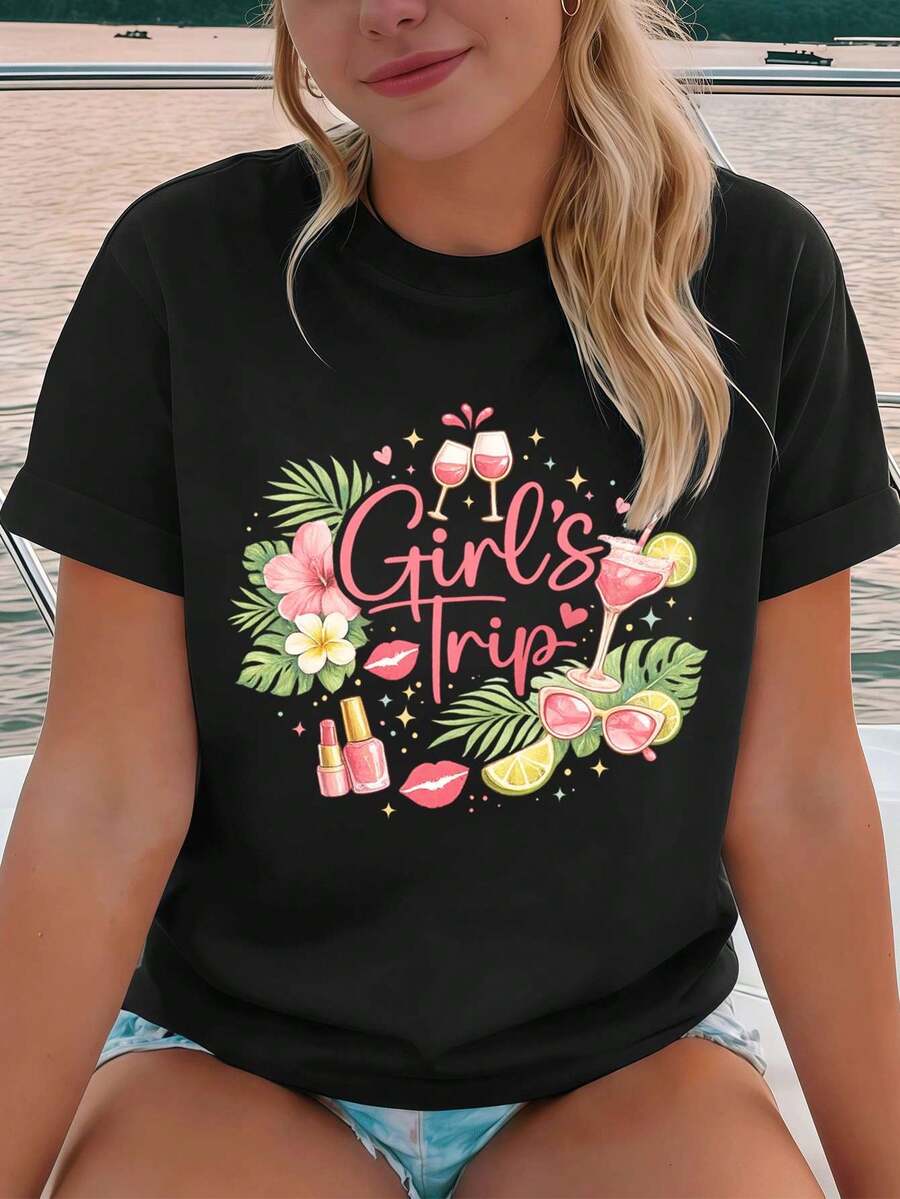 Women T-Shirts - Black - View 1