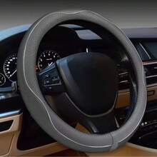 1pc Steering Wheel Cover With Inner Ring: Universal Fit, Premium Leather, Comfortable Grip, Durable Protection For Your Steering Wheel - Multiple Vehicle Models Available - Multicolor - View 13
