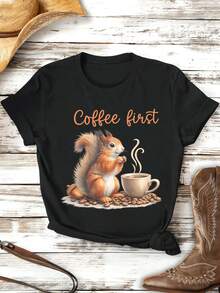 Women T-Shirts - Black - View 2