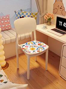 1pc High-Quality Velvet Baby Room Decorative Carpet, Children's Area Rug, Soft Playroom Mat, Machine Washable, Multiple Sizes Available, Cute Circular Pattern Decorative Carpet - Multicolor - View 7