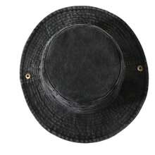 New Spring/Summer Patchwork Wide Brim Washed Retro Fishing Hiking Hat, Unisex Outdoor Sun Protection Cap,Festival,Travel - A - View 4