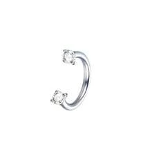 AVYRING 1/3件套不锈钢鼻环马蹄形鼻中隔穿孔钉套装圆形锆石耳软骨耳屏耳廓穿孔饰品20G 0.8mm 6mm 7mm 8mm - 彩色 - 查看 11