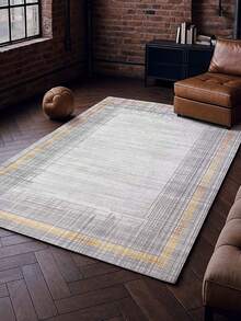 1 pieza Alfombra decorativa grande de estilo minimalista moderno para interiores, nueva alfombra de piso de lana sintética lavable, alfombra para sala de estar, alfombra para sofá, alfombra para dormitorio, alfombra antideslizante para mesita de noche, alfombra para piso de habitación, alfombra para comedor y cocina, almohadilla para silla de oficina, felpudo de entrada, manta de picnic para exteriores, esterilla de camping para exteriores - Multicolor-1 - Ver 13