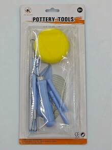 8/1PC Pottery Tools,Clay Tool Set, Practical Polymer Carving Tool Kit, Air-Dry Clay Tool Set, Suitable For Adults, Pottery Crafts, Dotting, Drawing, Shaping, Modeling - Multicolor - View 5