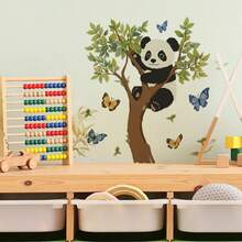 1PC Wall Sticker,Panda Window Sticker ,Suitable A Gift,Self-Adhesion For Windows, Doors, Living Room, Bedroom, Dining Room, Study, Bathroom, Glass Decoration And Embellishment - A - View 11