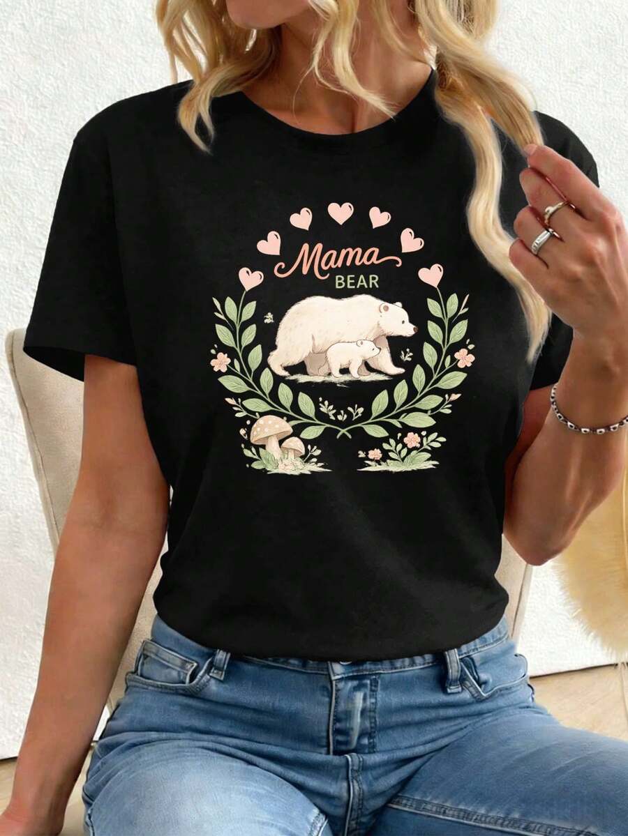 Women T-Shirts - Black - View 1