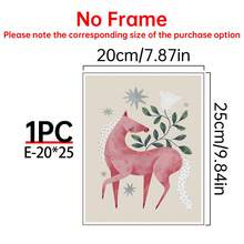 1/5件装帆布墙画海报,适用于房间家居装饰,美观实用,可选画框,可用于房间装饰、卧室装饰、婴儿房装饰、客厅装饰、办公室装饰等。 - 彩色 - 查看 30