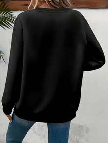 Wsqk The Squawk 94.5 FM Sweatshirt Pullover, Retro Radio Crewneck Sweater, Vintage Sci Fi 80s Nostalgic Fandom, WSQK FM Logo, Radio Hoodie - 黑色 - 查看 6
