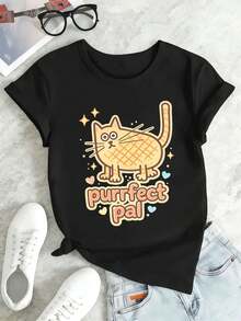 Women T-Shirts - Black - View 2