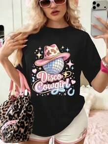 Women T-Shirts - Black - View 1