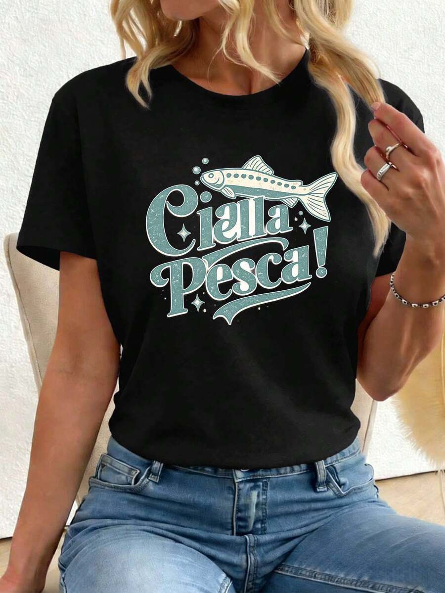 Women T-Shirts - Black - View 1
