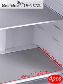 4/8入 30cm*45cm/11.81in*17.72in 小號防滑花卉冰箱墊 - 防水、防油、可水洗、易清潔 - 適用於層架、玻璃層架、櫥櫃、抽屜和冰箱 - 花朵/多色 - 查看 16