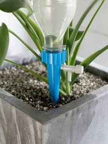 5 Sets Automatic Adjustable Drip Spike Automatic Drip Irrigation System Automatic Drip Irrigation Device For Indoor Plants Flowers Greenhouse - Multicolor - View 5
