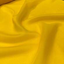 Plain Voile Fabric, Assorted Colors, 3.00m (Width), Curtains, Decoration - Amarelo - 查看 3