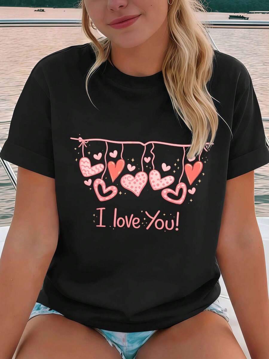 Women T-Shirts - Black - View 1