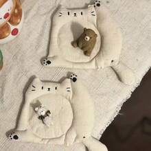 1个手工可爱猫爪布艺杯垫，高颜值ins风隔热垫，摄影道具 - 彩色 - 查看 4