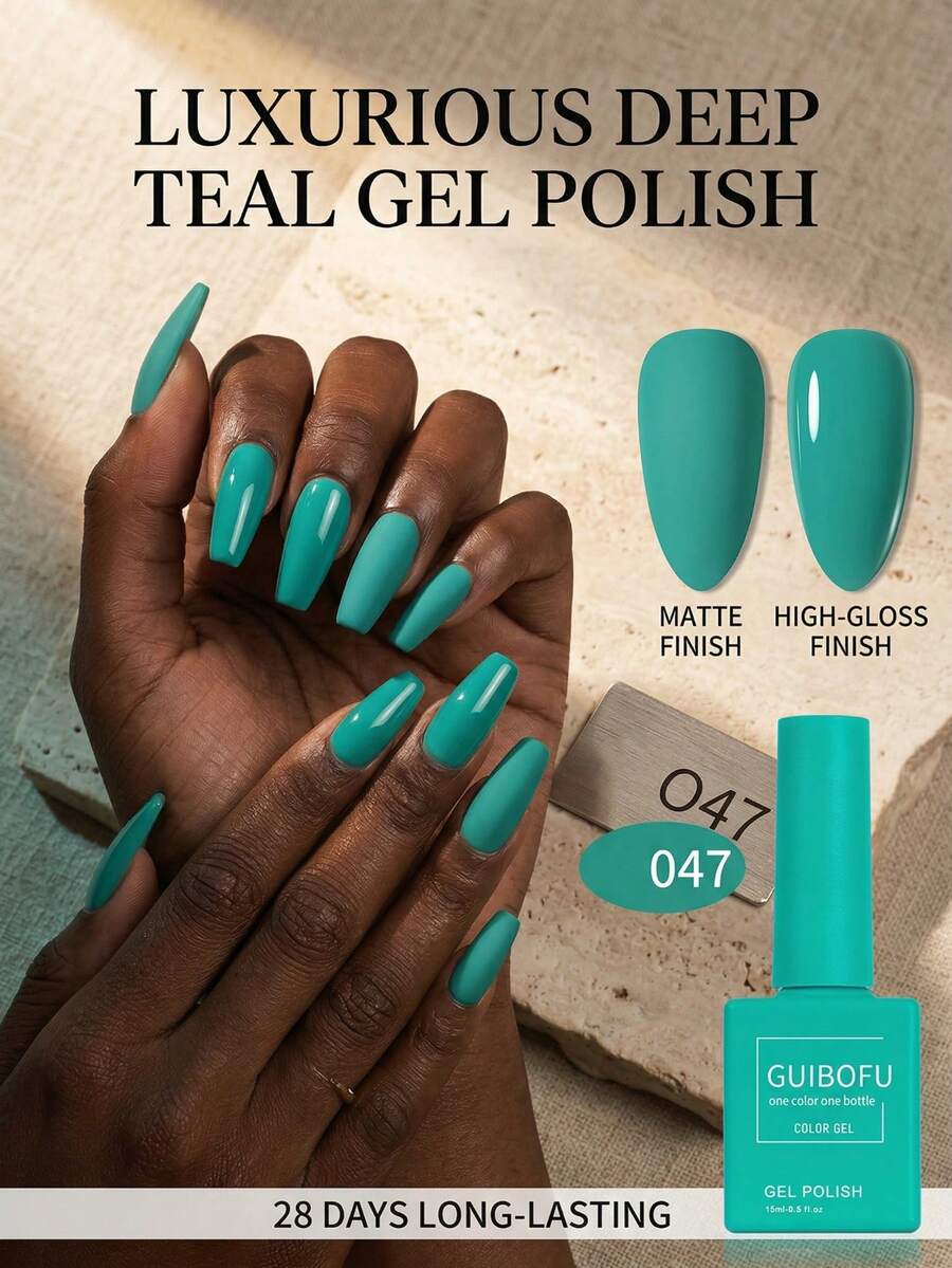 Brand GUIBOFU 1pc No.047 Gel Nail Polish