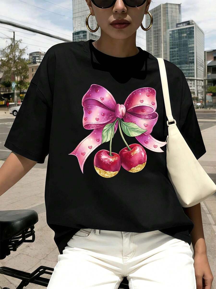 Women T-Shirts - Black - View 1