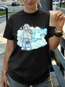 Women T-Shirts - Black - View 1