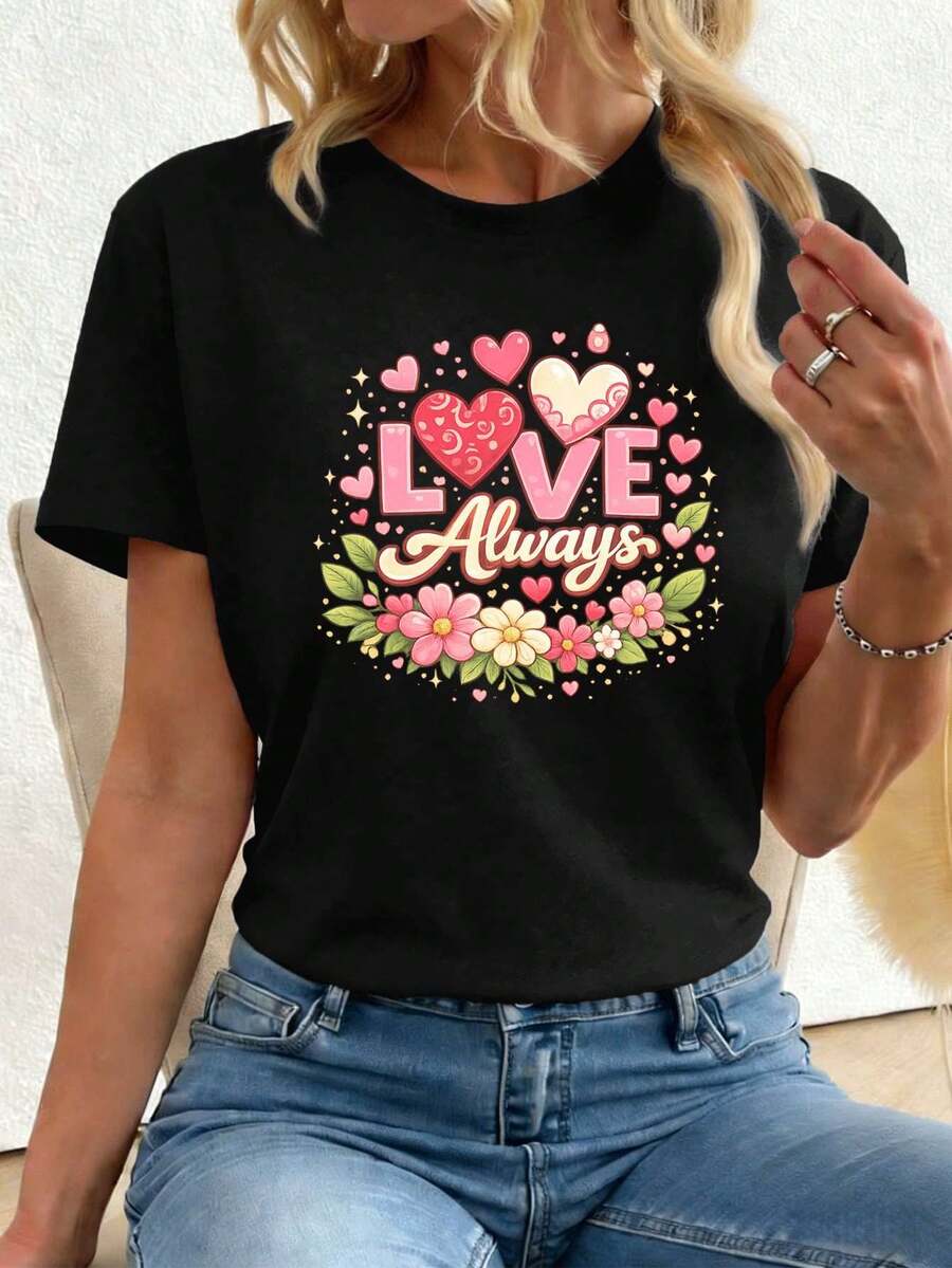 Women T-Shirts - Black - View 1