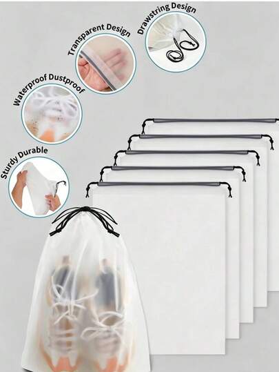 Bộ 15 túi đựng giày du lịch, túi đựng giày trong suốt chống thấm nước có dây rút, túi đựng giày di động chống bụi, túi đựng giày unisex, vật dụng cần thiết cho tập thể dục, kỳ nghỉ, du lịch, túi bọc giày, chống bụi, túi đựng đồ cho nữ, vật dụng cần thiết khi đi du lịch, du thuyền, kỳ nghỉ, túi đóng gói giày, túi sắp xếp tủ quần áo, đồ dùng gia đình, đồ dùng cần thiết cho ký túc xá sinh viên, túi sắp xếp hành lý, túi đựng giày tiết kiệm không gian, túi đựng giày thoáng khí, chống ẩm, túi đựng giày tập gym, sử dụng ngoài trời.