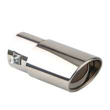1pc 2.5 Inch Blue Burnt Stainless Steel Single Exhaust Tip - A - View 10