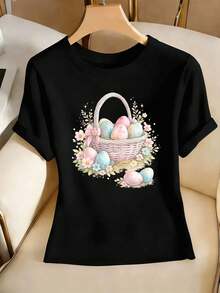 Women T-Shirts - Black - View 2