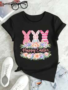 T-shirts pour femmes - Noir - Voir 2