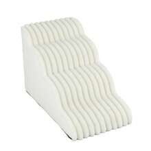 Dog Stairs Suitable For Small Dogs And Cats, Pet Stairs Ramp For Bed And Sofa - Grey - View 8