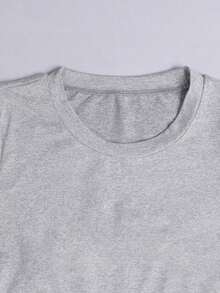 Set de 3 piezas de tops para mujer para exteriores, en color champán, marrón moca y negro, nuevas llegadas de verano, camiseta ajustada con pliegues, de moda y versátil, con estilo callejero fotogénico, imprescindible, de vuelta al colegio, que lla - Multicolor 2 - Ver 8