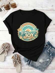 Women T-Shirts - Black - View 2