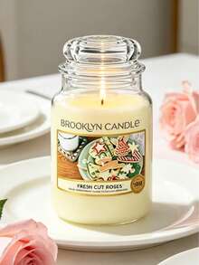 Nến thơm hương bánh quy Giáng sinh, nến hũ lớn, cháy lâu đến 150 giờ, món quà Giáng sinh hoàn hảo dành cho phái nữ. - Một cỡ - Xem 1