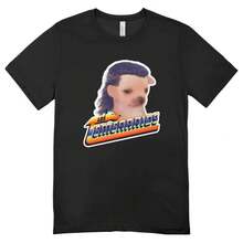 Funny T-Shirt Los Temerarios - Dog With Rocker Hair - Exclusive Design For Fans - Comfortable And Durable CT1 6MJK - Black - View 1