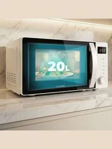 Cecotec Proclean 5005 White Digital Microwave, 700W And 20L, With 3DWave Technology For Even Cooking, 5 Power Levels And 30-Minute Timer; Compact Design Ideal For Any Kitchen, Includes Defrost Mode And Cooking Signal, Display With Clock For Greater Convenience - Multicolor - View 2
