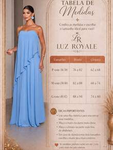 Elegant Strapless Long Dress For Women, Bridesmaid - 亮橙色 - 查看 4