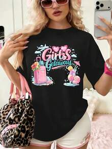 Women T-Shirts - Black - View 1