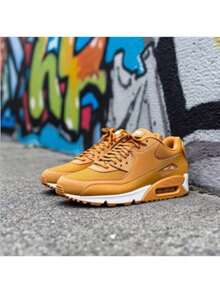 Men's 90 Performance Air Sneakers - Lightweight, Comfortable, Everyday, Street Style - 駝色 - 查看 2