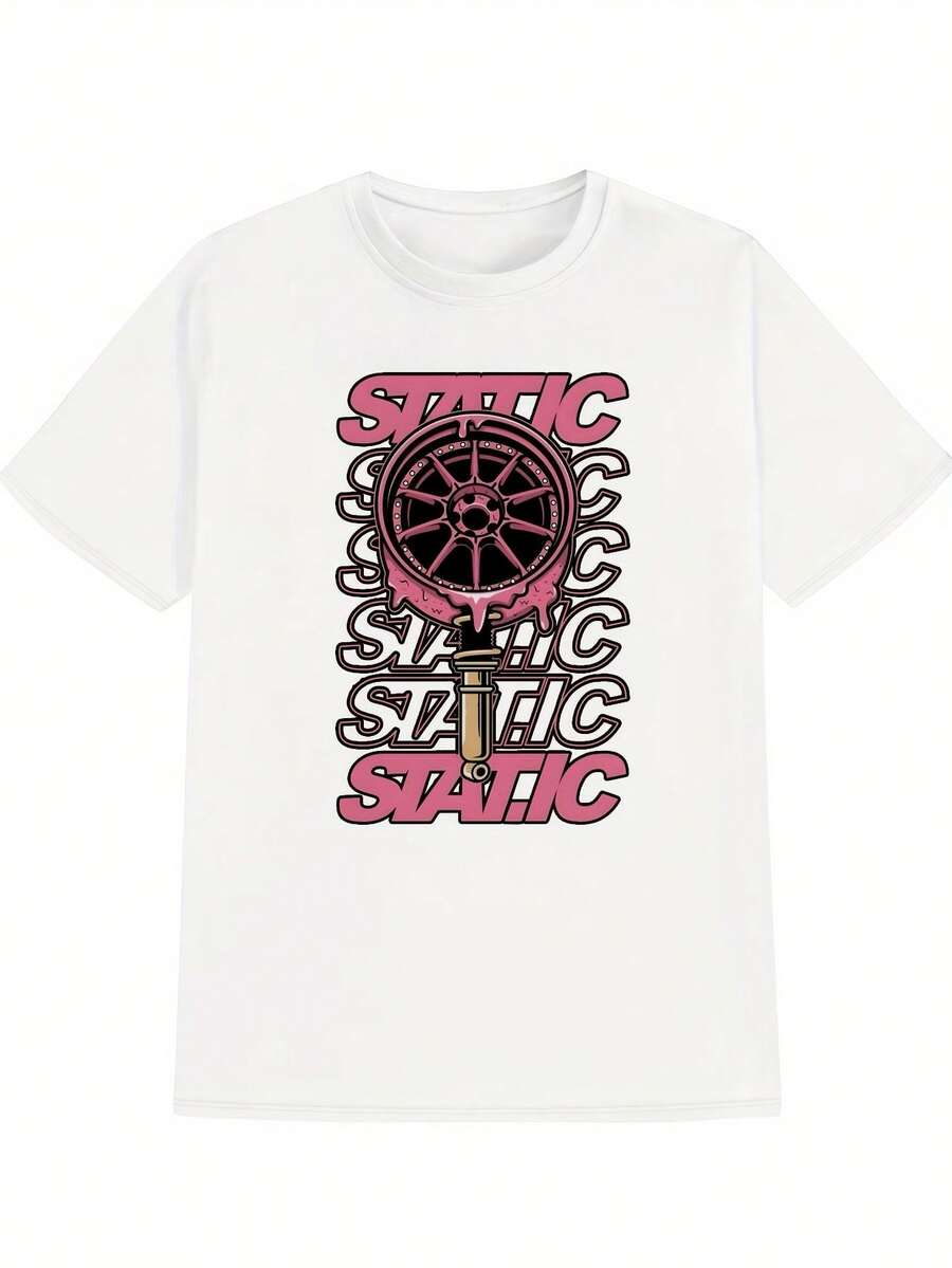 Men T-Shirts - 1 Piece Pure Cotton Short-sleeved Shirt - View 1