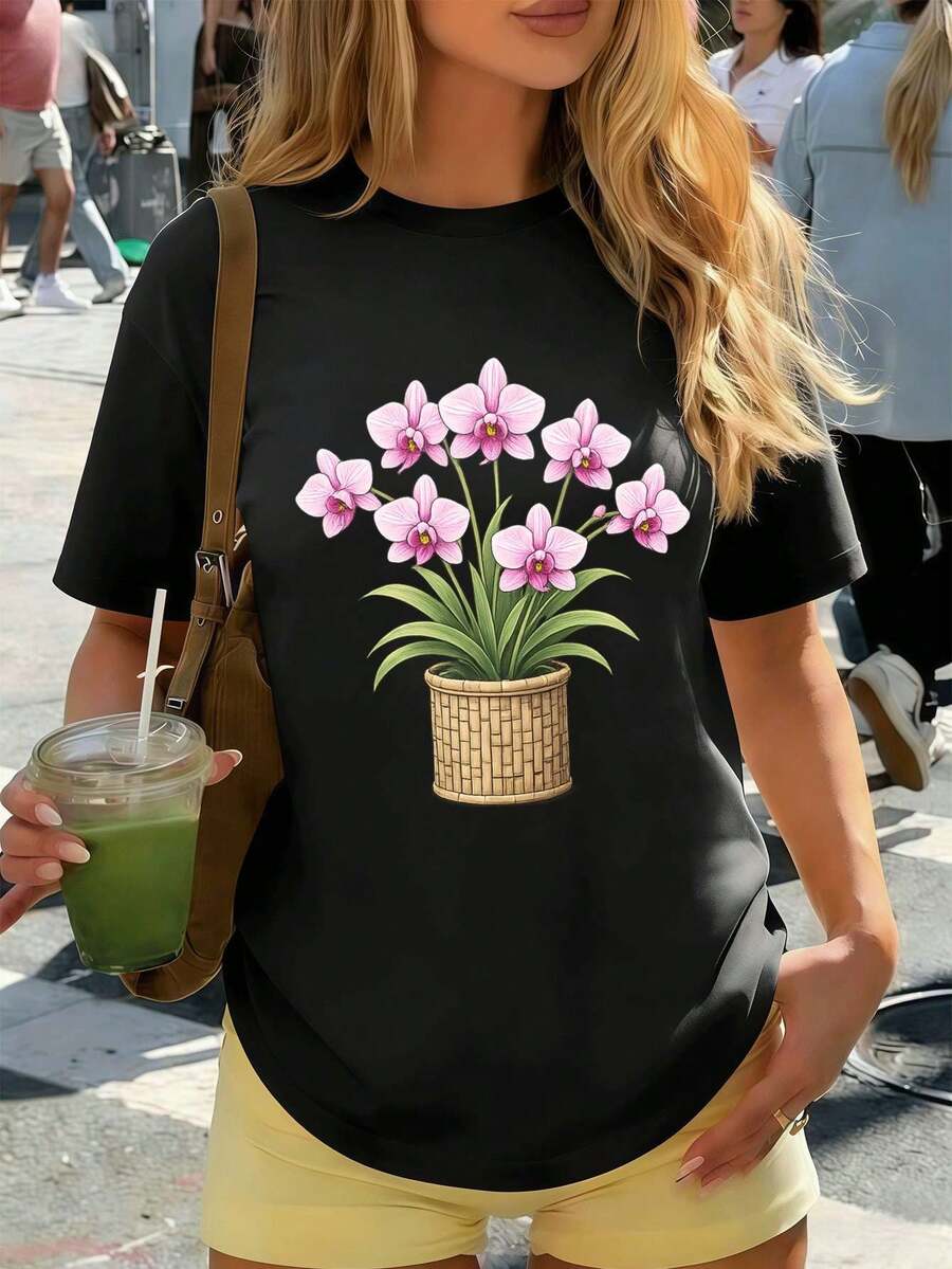 Women T-Shirts - Black - View 1