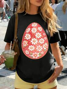 Women T-Shirts - Black - View 1