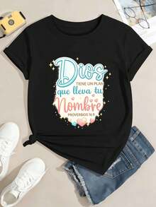 Women T-Shirts - Black - View 2