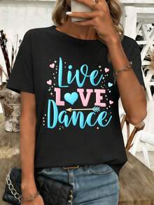 Women T-Shirts - Black - View 1