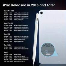 2018-2023 觸控筆 適用於 Apple 系列，可替換原裝 Apple Pencil，具傾斜與加粗功能、防誤觸與磁吸連接，適用於 iPad Air 3/4/5、Mini 5/6、6/7/8/9/10、Pro 11"/12.9"，適合送給母親、家人、朋友的生日與節日禮物 - 彩色 - 查看 8